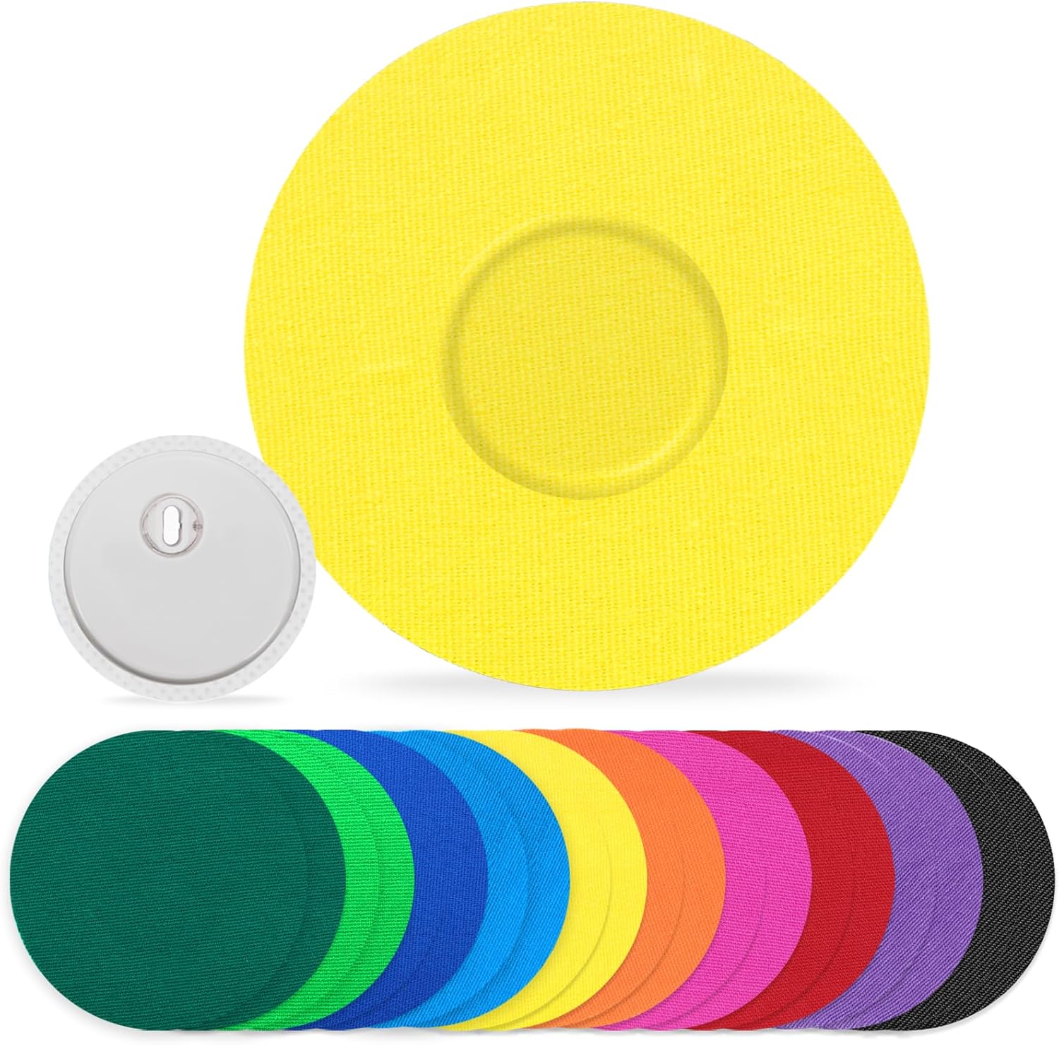 3 cubiertas impermeables para sensores, paquete de 20 parches adhesivos de estilo libre para libre, 3 cubiertas de sensores, cinta flexible CGM