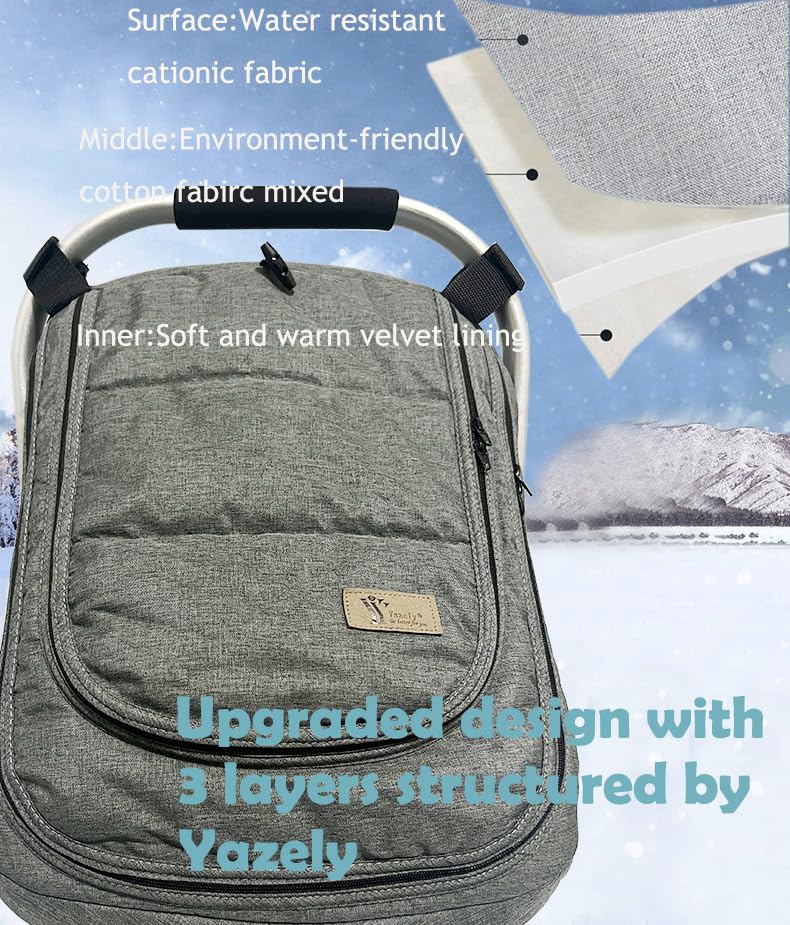 Fundas de asiento de automóvil para bebés de invierno, cubierta de asiento de automóvil para bebé, resistente al agua, protector universal para