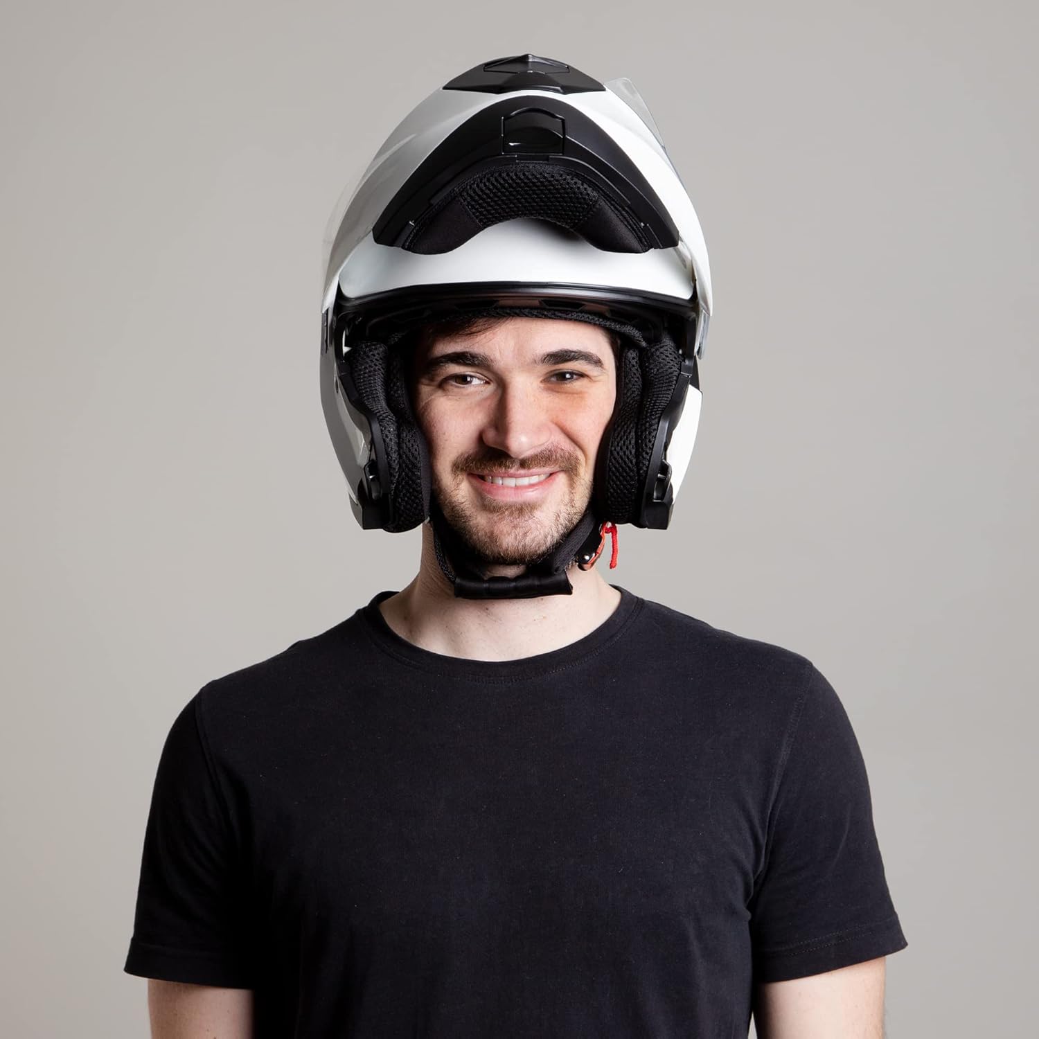 Westt Casco de motocicleta de cara abierta  Casco de motocross elevable con barbilla y doble visera  Casco ATV para adultos, motocicleta aprobado