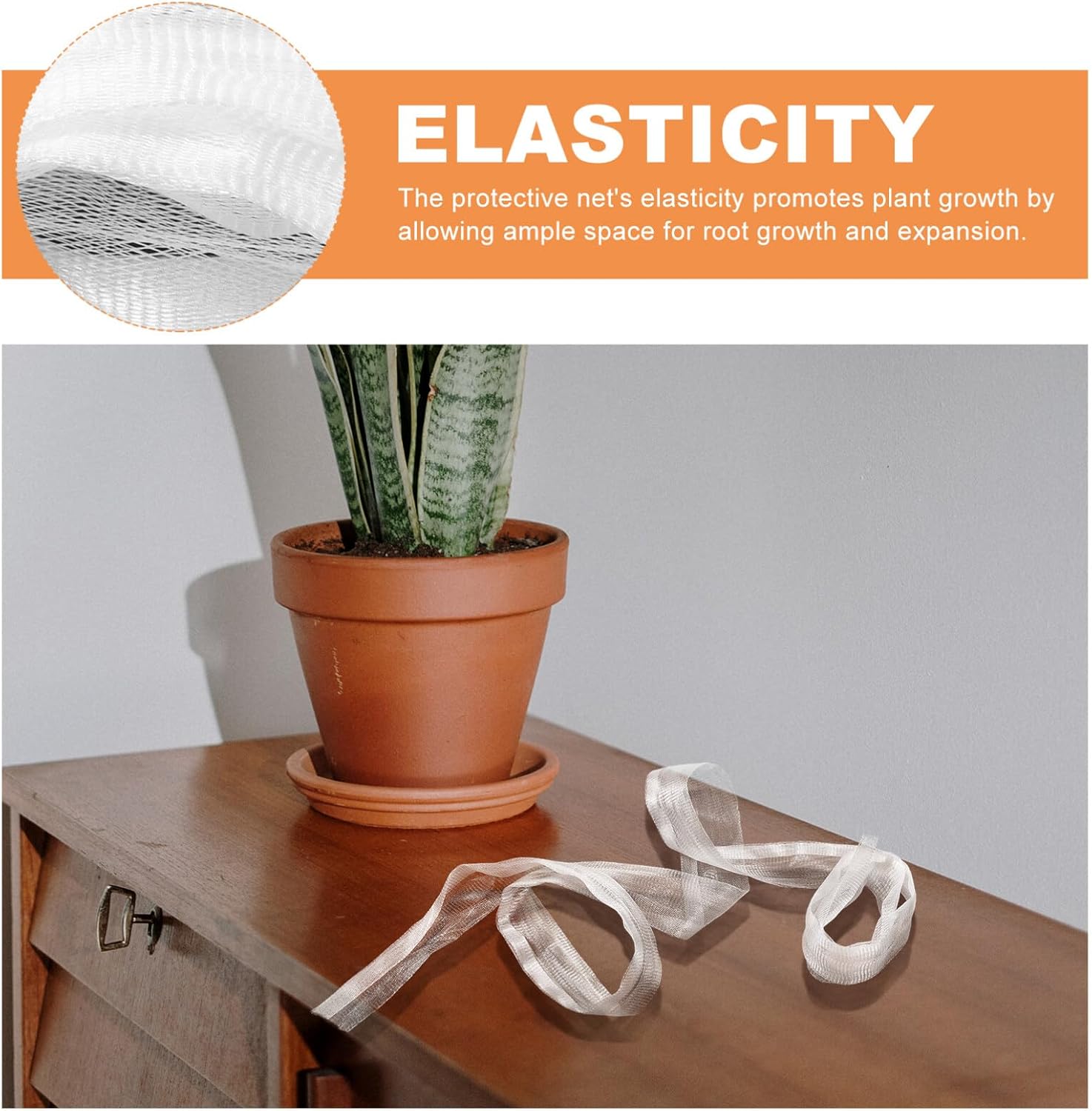EXCEART Protective Nets Elastic Planter Net Flower Pot Nets for Protection Net Cover for Flowerpot Daily Use Bonsai Net Cover Elastic Covers for