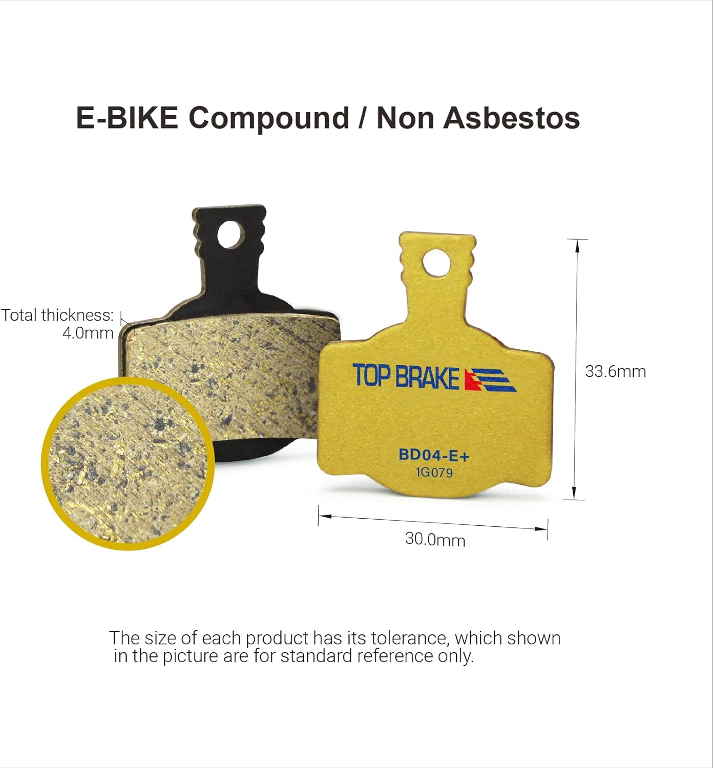 TOP BRAKE Pastillas de freno de bicicleta de disco para MAGURA MT2MT4MT6MT8MT4EMT Trail RearMT8 ProMT8 SLMT Sport (pin incluido)