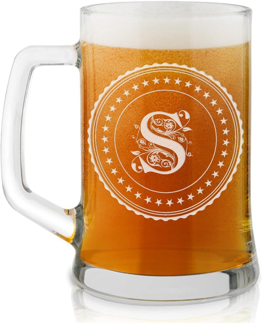 Maverton Taza de cerveza personalizada  Vaso de cerveza  Regalo para hombres  Regalo de cumpleaños para amantes de la cerveza  Vaso de cerveza para