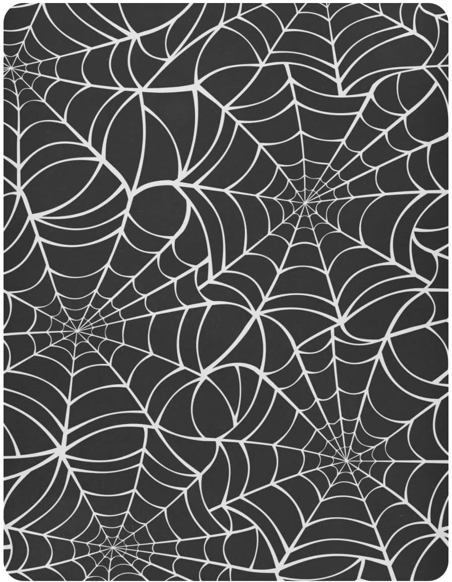 Sábanas de tela de araña para cuna, suaves, transpirables, ajustables, para cuna de bebé, para niñas y niños, 52 x 28 x 9 pulgadas