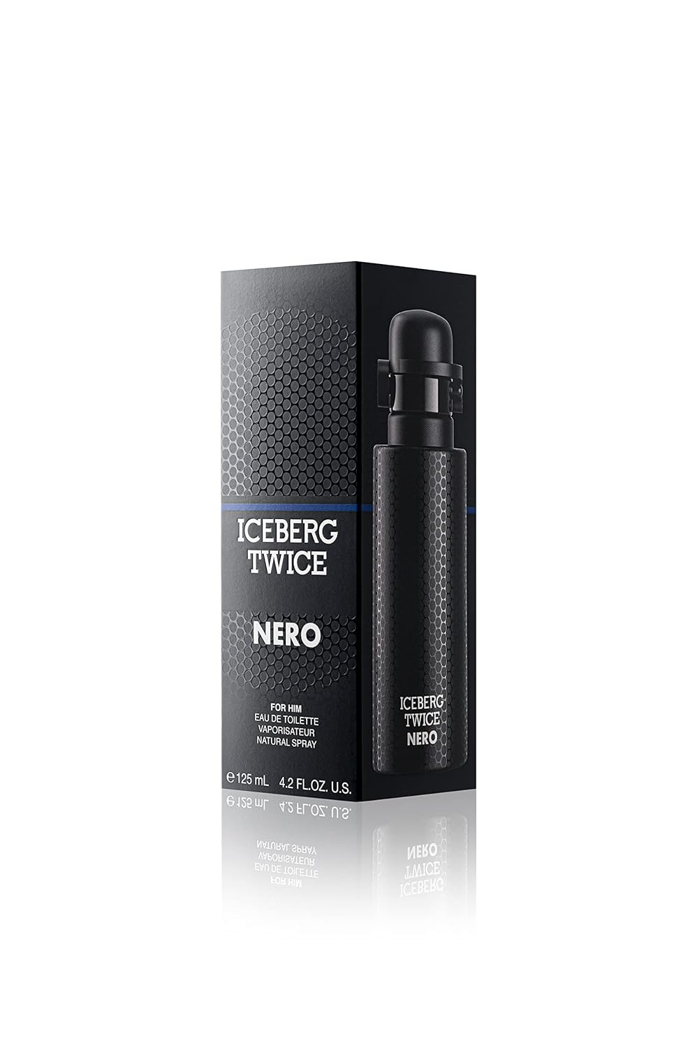 ICEBERG Twice NERO  Emocionante fragancia personal para el caballero moderno  Colonia clásica EDT en aerosol para hombres  Notas vibrantes y