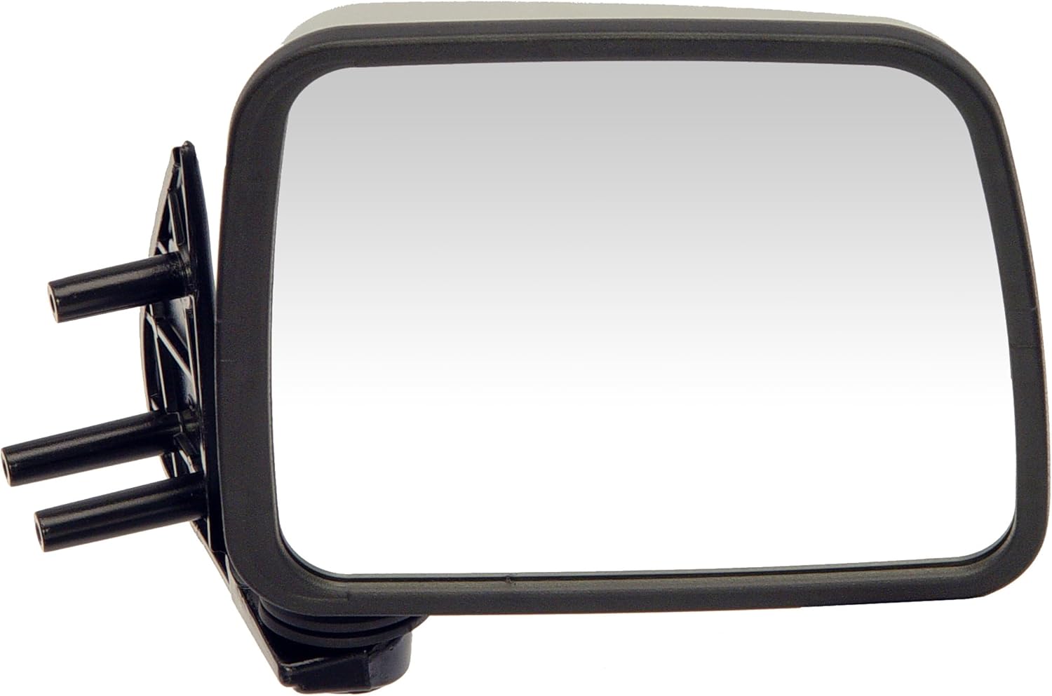 Dorman 955-201 Espejo manual para puerta del lado del pasajero, plegable, compatible con modelos seleccionados de Nissan, cromado