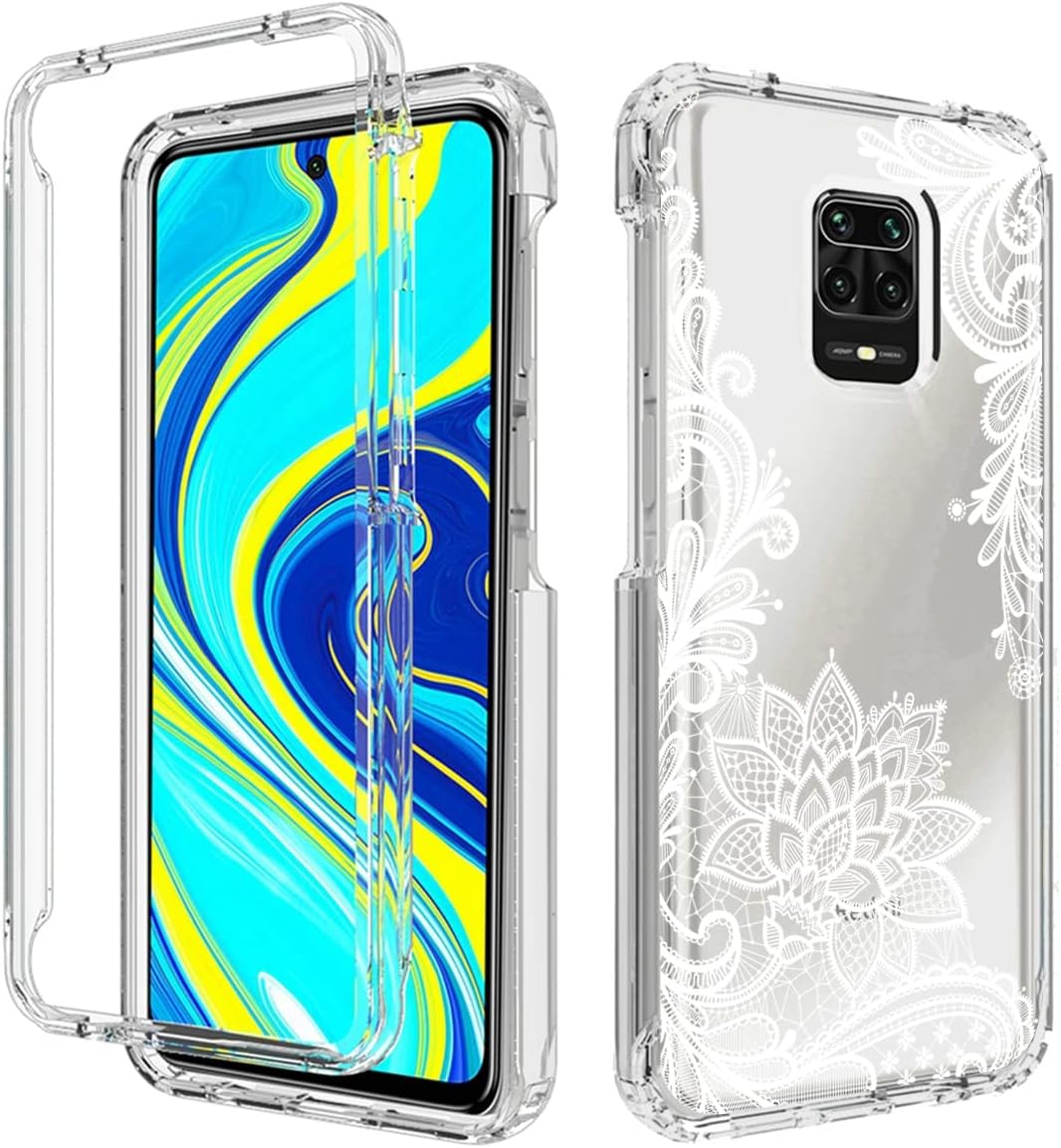 Funda para teléfono Redmi Note 9 ProNote 9 Pro MaxNote 9SM2 Pro con protector de pantalla de vidrio templado, funda protectora de cuerpo completo
