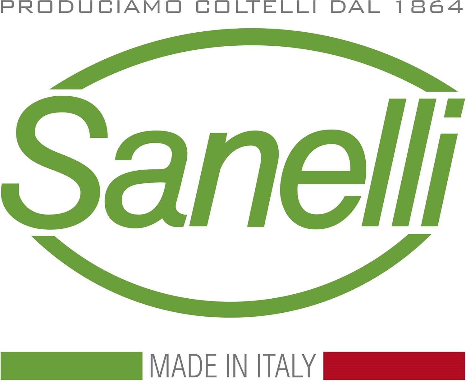 Sanelli Premana – Cuchillo profesional para tallar, 8.7 pulgadas, plataverde