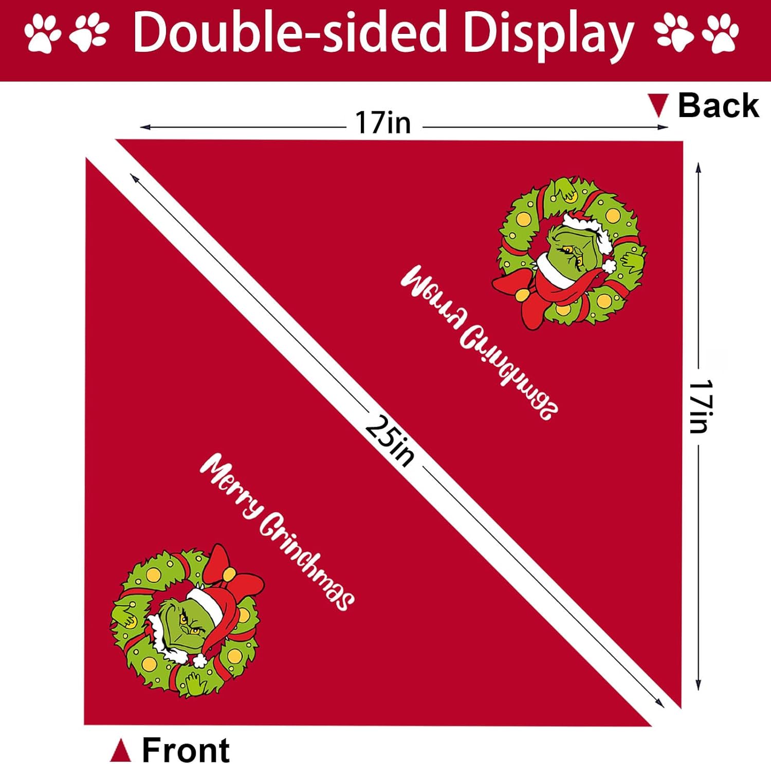 Bandana de Navidad para perro, paquete de 2 unidades, ajustable, para fiestas, cumpleaños, mascotas, bandana triangular, baberos, juego de bufanda