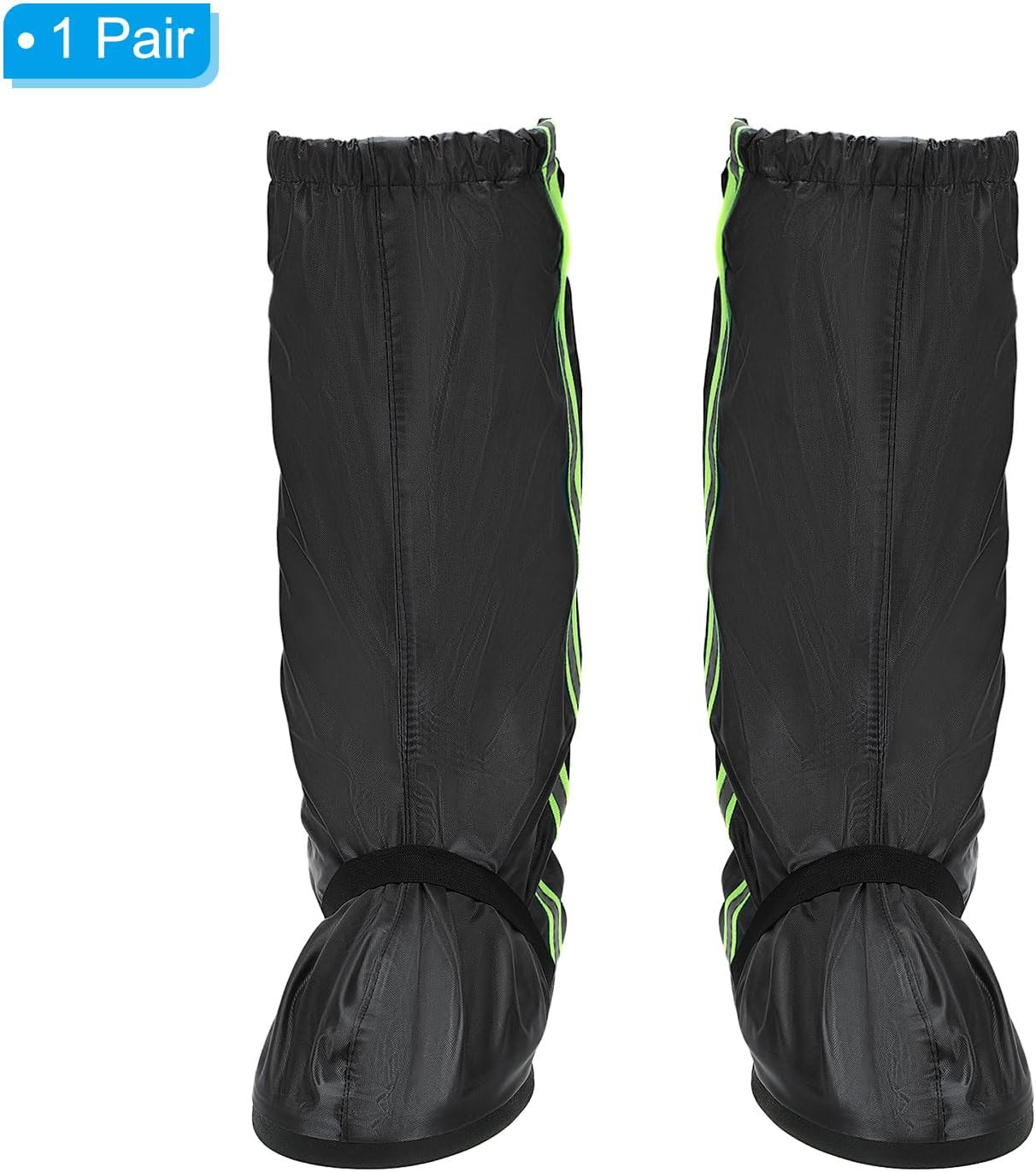 PATIKIL Cubiertas impermeables para zapatos, reutilizables antideslizantes con cremallera para zapatos de lluvia, cubiertas para botas de nieve