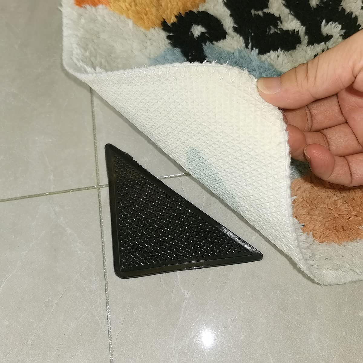 Ruggies As Seen On TV – Tapón de agarre para alfombra, resistente y lavable, almohadilla de agarre para piso, tapón de agarre de succión, soporte