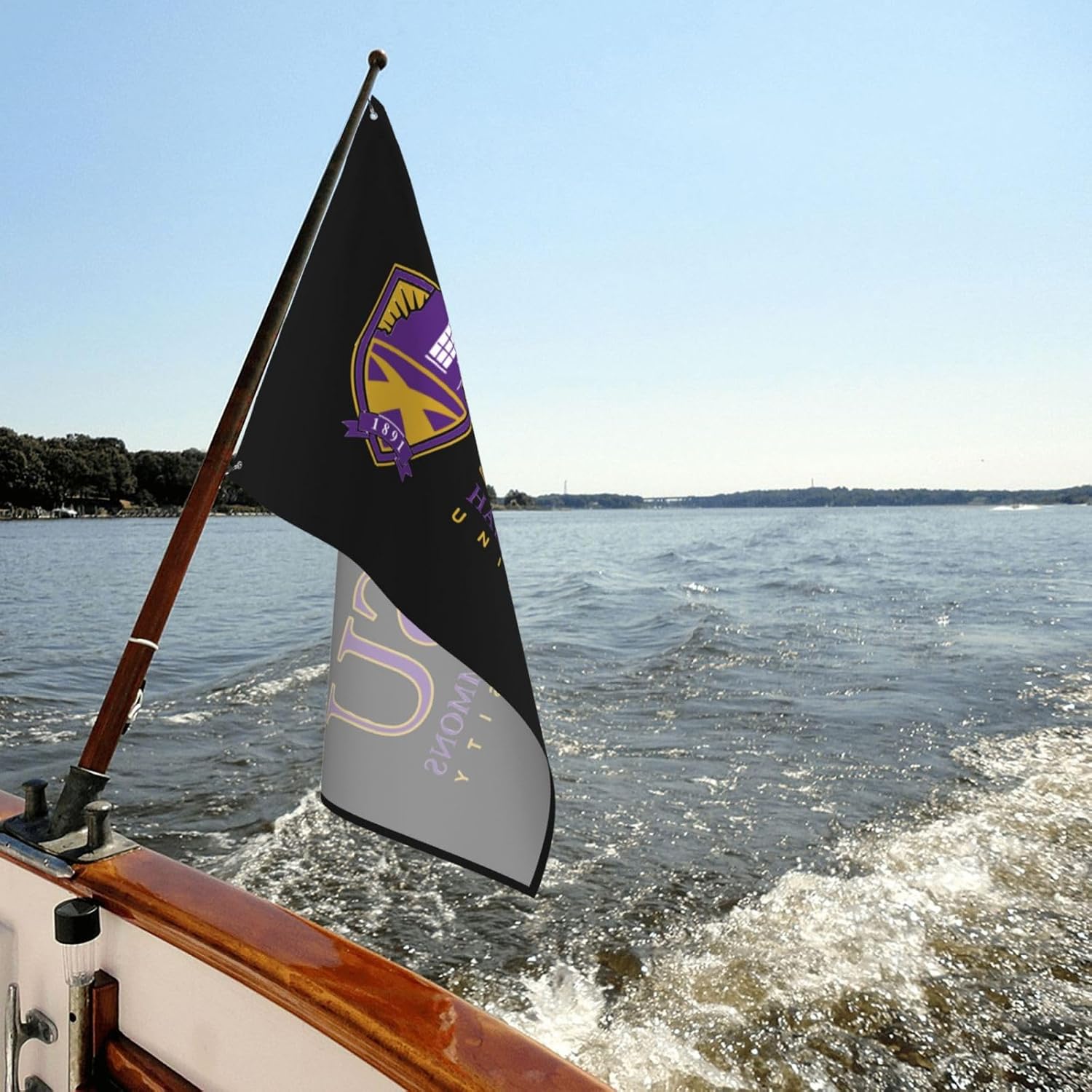 Hardin-Simmons – Bandera decorativa para exteriores con logotipo de la universidad, de 3 x 5 pies, bandera de jardín, bandera individual para