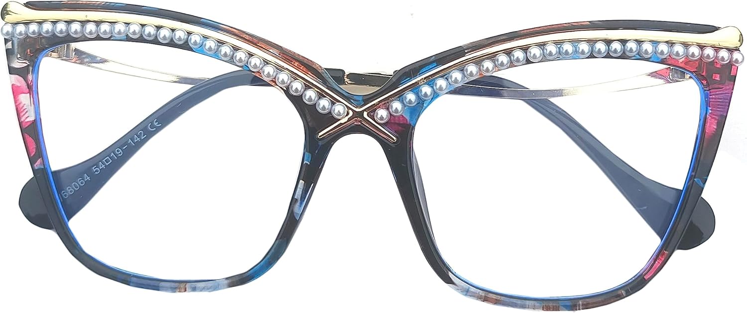 Gafas de lectura bifocales de gran tamaño para mujer, gafas de sol de lectura fotocromáticas de transición de ojo de gato con diamantes de imitación