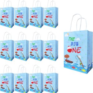 20 bolsas de dulces de The Big One O Fish Ally 1 bolsas de regalo de fiesta con asas Gone Bolsas de recuerdo de pesca para Ofishally OneLittle 20 bolsas de dulces de The Big One O Fish Ally 1 bolsas de regalo de fiesta con asas Gone Bolsas de recuerdo de pesca para Ofishally OneLittle