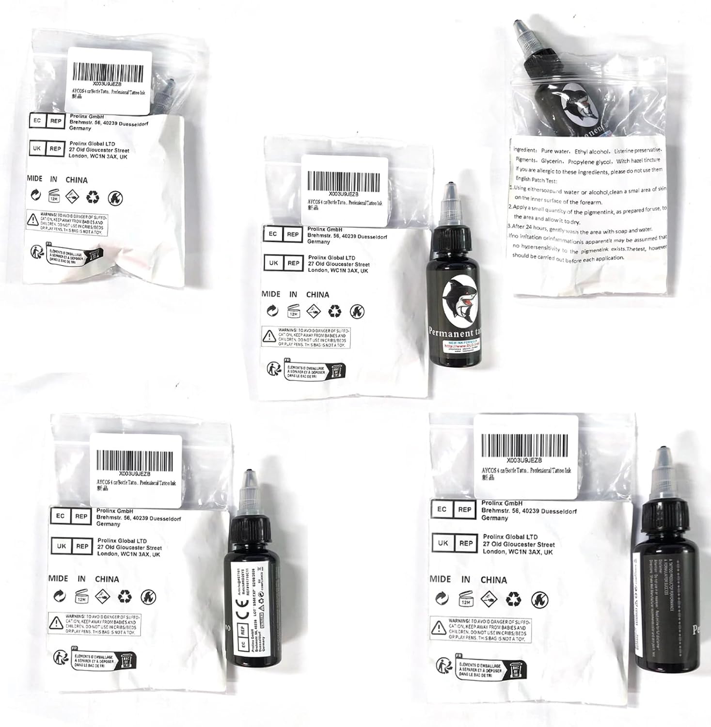 1 botella de tinta de tatuaje de 4.1 fl oz  Tinta de tatuaje opaca  Tinta negra oscura y negrita pigmentos de sombra negra  Tinta de tatuaje