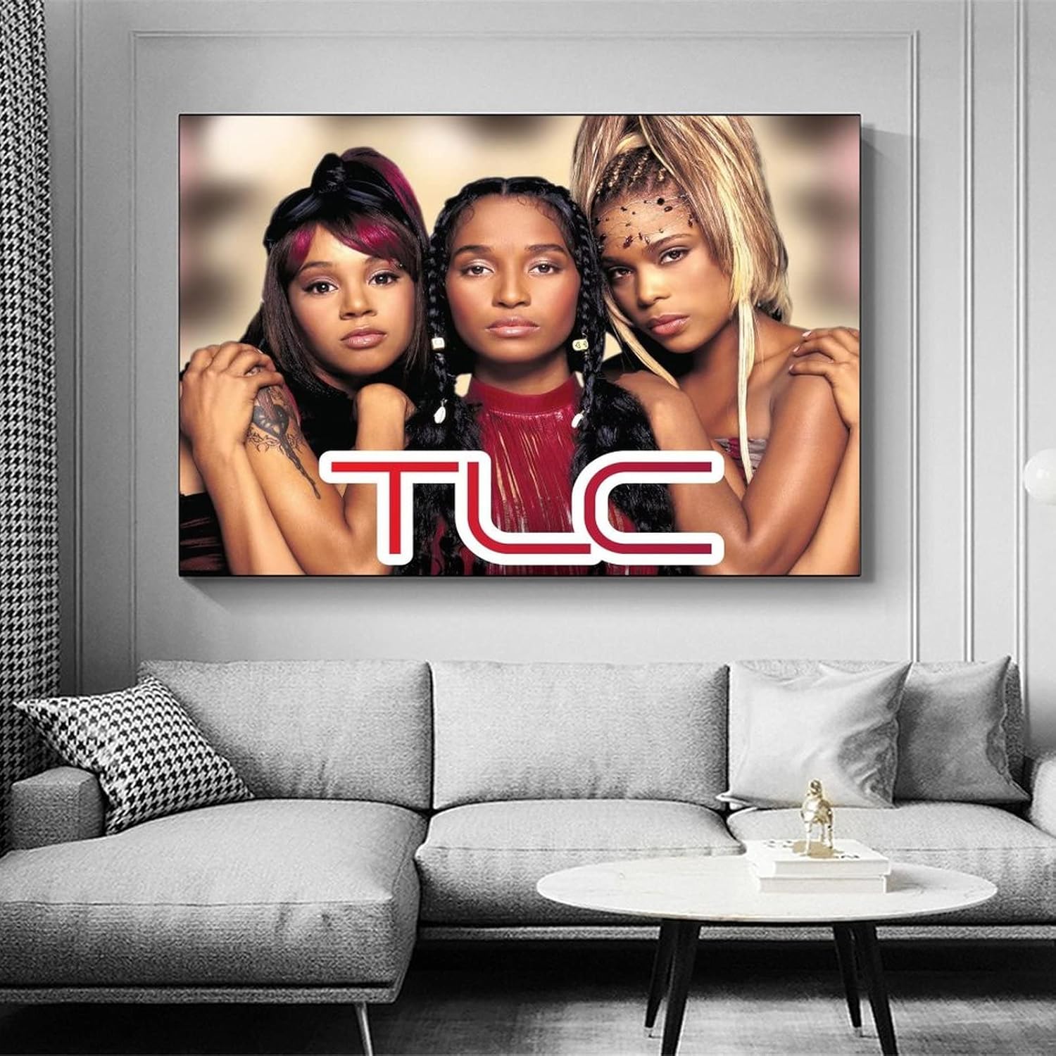 TLC – Póster decorativo para pared, para sala de estar, dormitorio, 08 x 12 pulgadas (7.9 x 11.8 in)