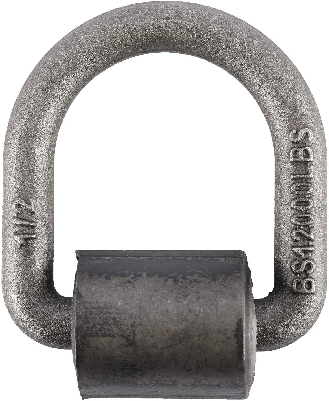 Yaegoo Anillo en D forjado soldado resistente de 12 pulgada, anclajes de amarre de anillo en D de acero para camiones remolques, límite de carga de