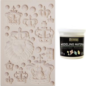 Prima Marketing – Finnabair Regalia Silicone Mold Mould and Modeling Material Prima Marketing – Finnabair Regalia Silicone Mold Mould and Modeling Material