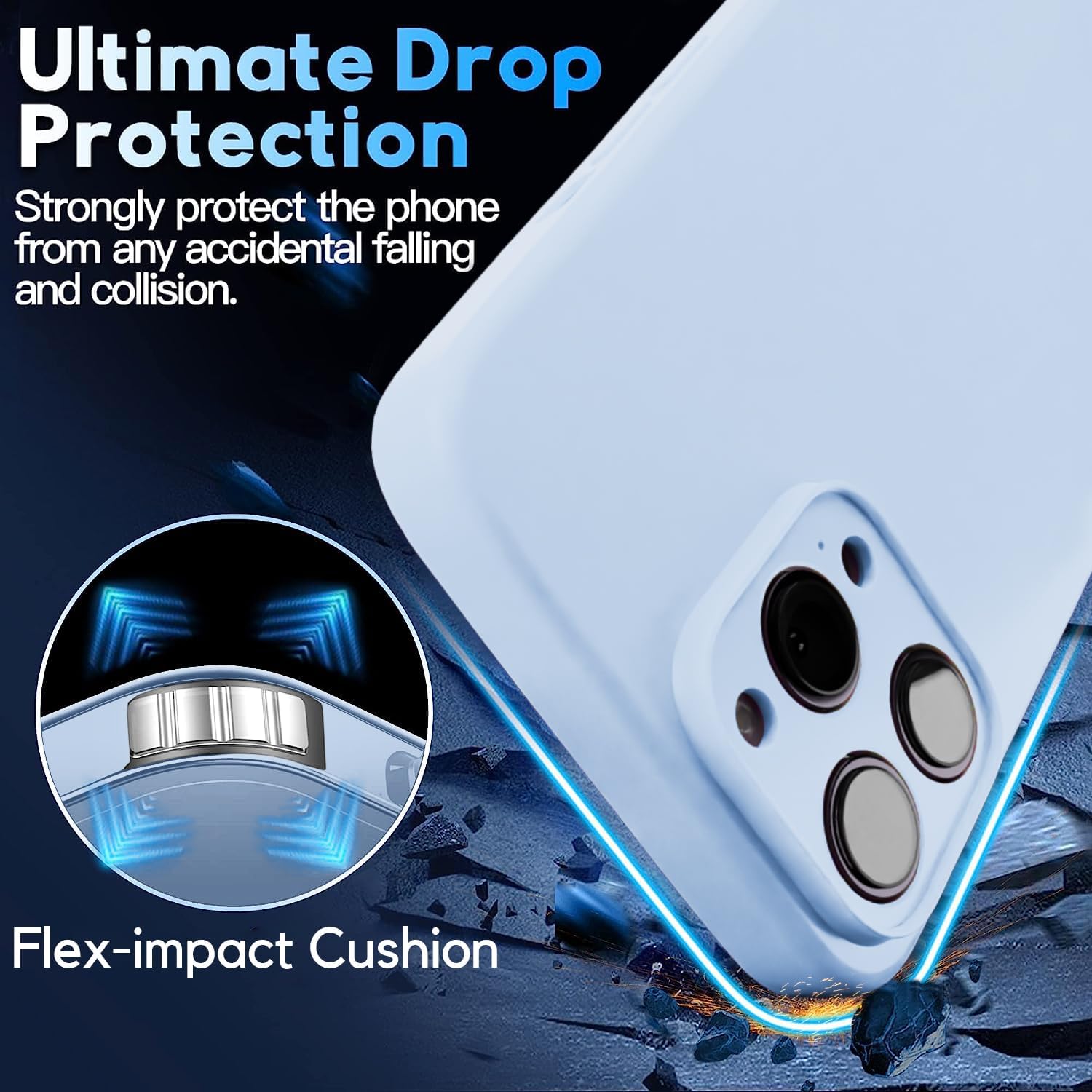 Blaspins Funda de correa cruzada con cordón para iPhone 15 Plus, manos libres, cuello cruzado, cuerda ajustable extraíble, protección contra caídas