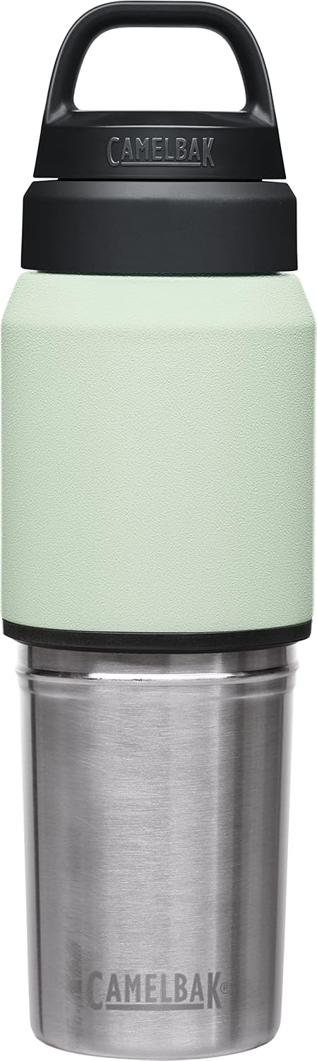 CamelBak Botella de agua y taza de viaje MultiBev – Acero inoxidable aislado
