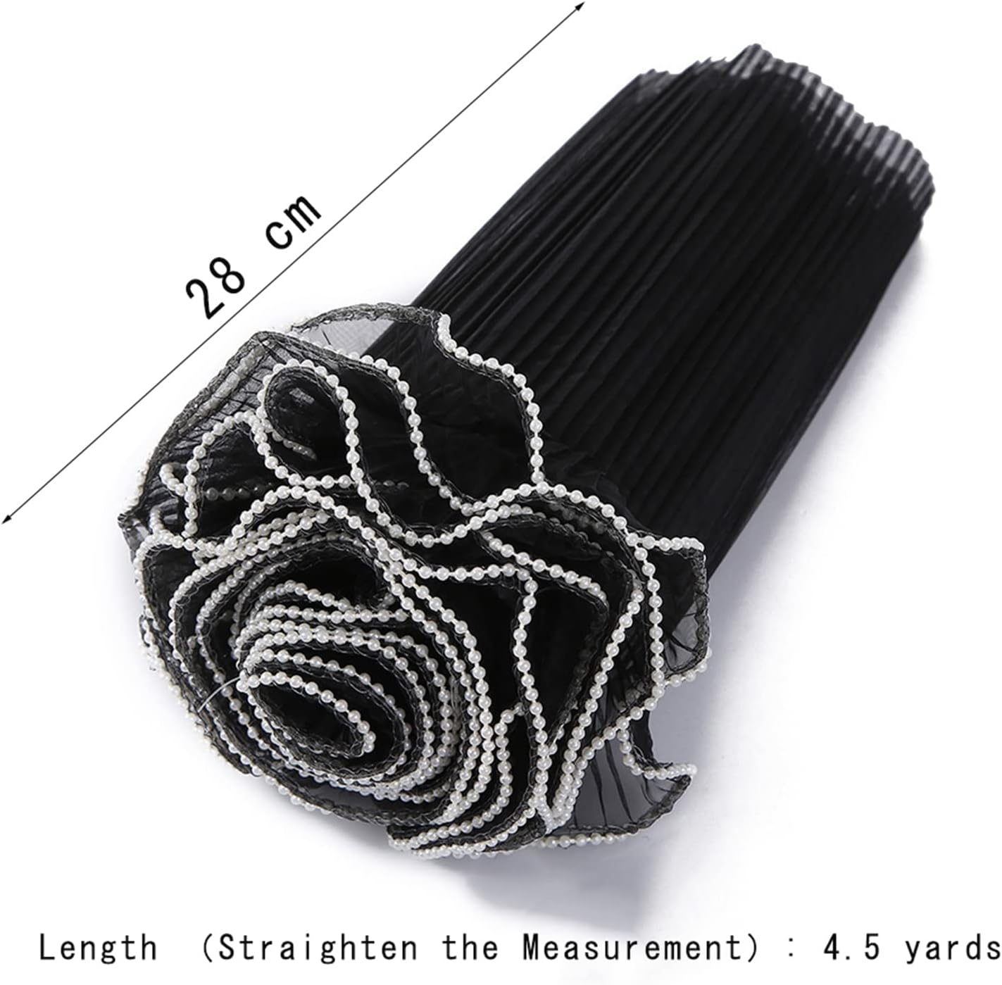 Banxidi Papel de regalo floral de hilo de volantes de estilo coreano, 1 rollo de suministros para floristería, papel de regalo para ramo de flores
