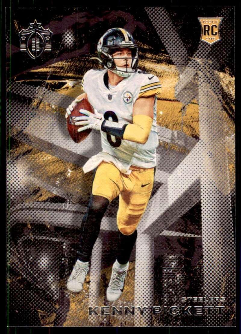 2022 Panini Chronicles Gridiron Kings #1 Kenny Pickett Auto Autograph Pittsburgh Steelers RC Rookie Card Official NFL Football Card in Raw (NM or