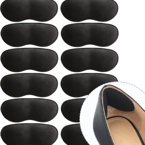 6 pares de empuñaduras de talón de microgamuza súper cómodas, forros de talón autoadhesivos para zapatos grandes, zapatos sueltos y alivio del dolor 6 pares de empuñaduras de talón de microgamuza súper cómodas, forros de talón autoadhesivos para zapatos grandes, zapatos sueltos y alivio del dolor