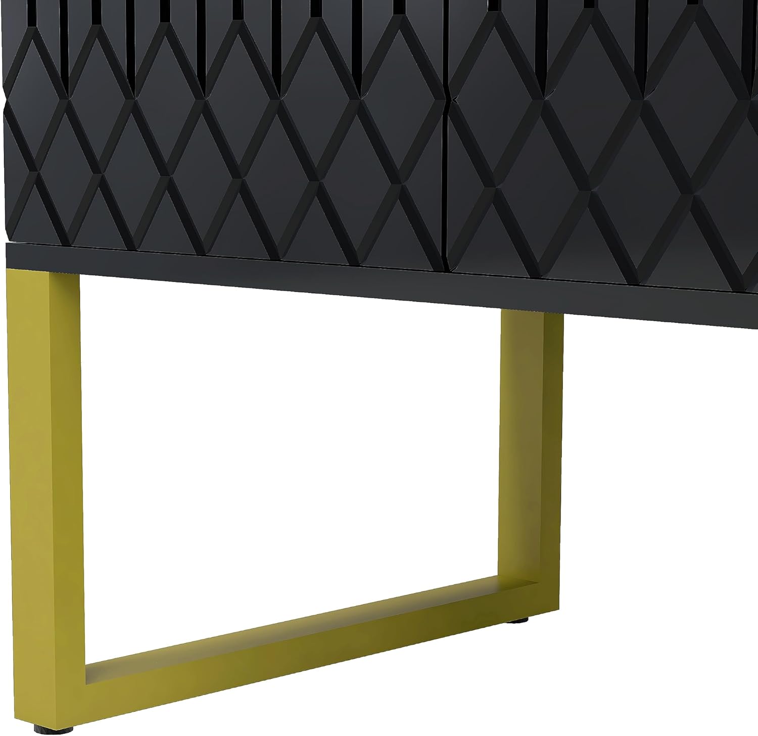 JIJIWANG Moderno soporte de TV para televisores de hasta 75 pulgadas, centro de entretenimiento con cajones y gabinetes, mesa consola de madera con