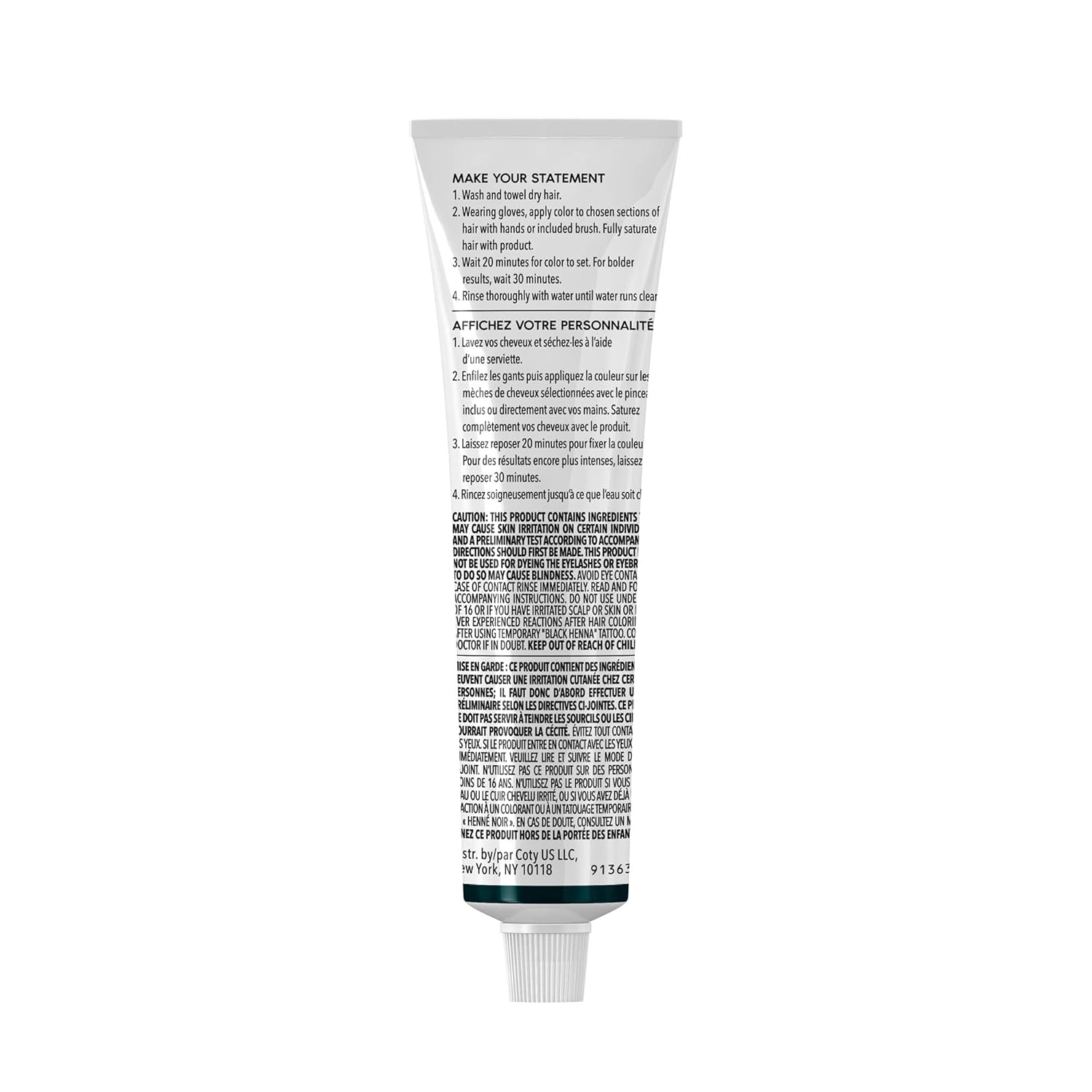 Clairol Color Crave – Tinte semipermanente para el cabello, color verde azulado, 1 unidad