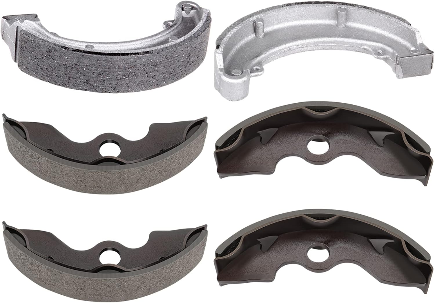 ECCPP Zapatas de freno para Honda FourTrax 300 TRX300 2×4, EBC345 315 zapatas de freno delanteras y traseras 1988-2000