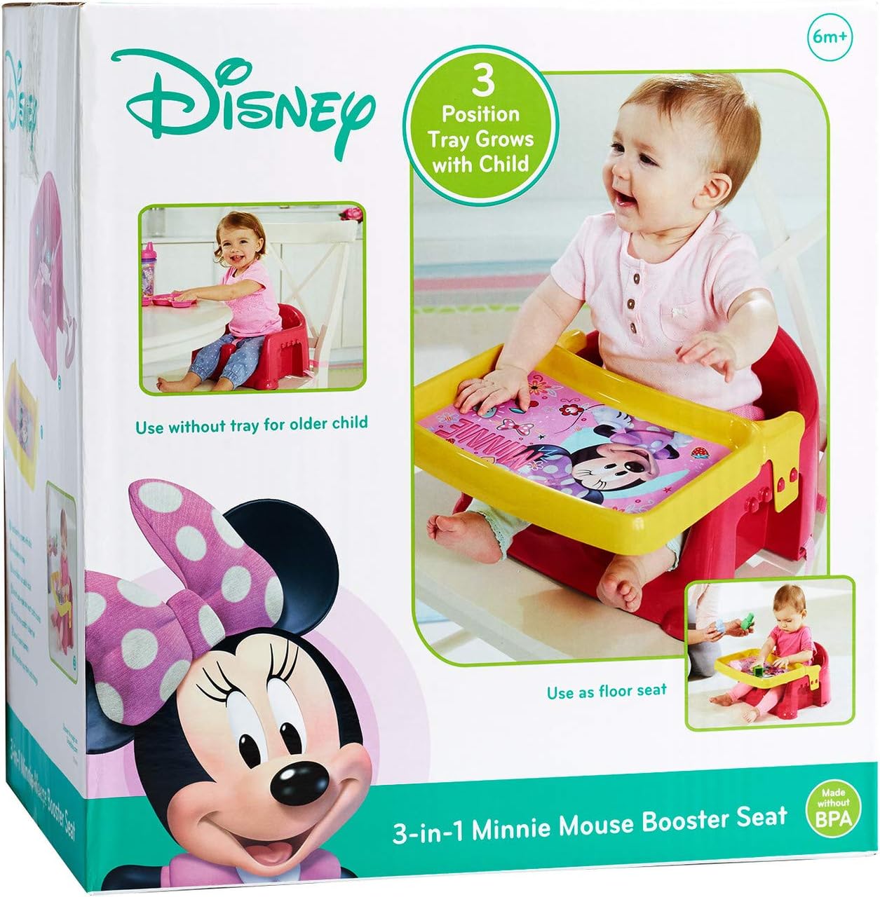 The First Years – Asiento elevador 3 en 1, Minnie Mouse
