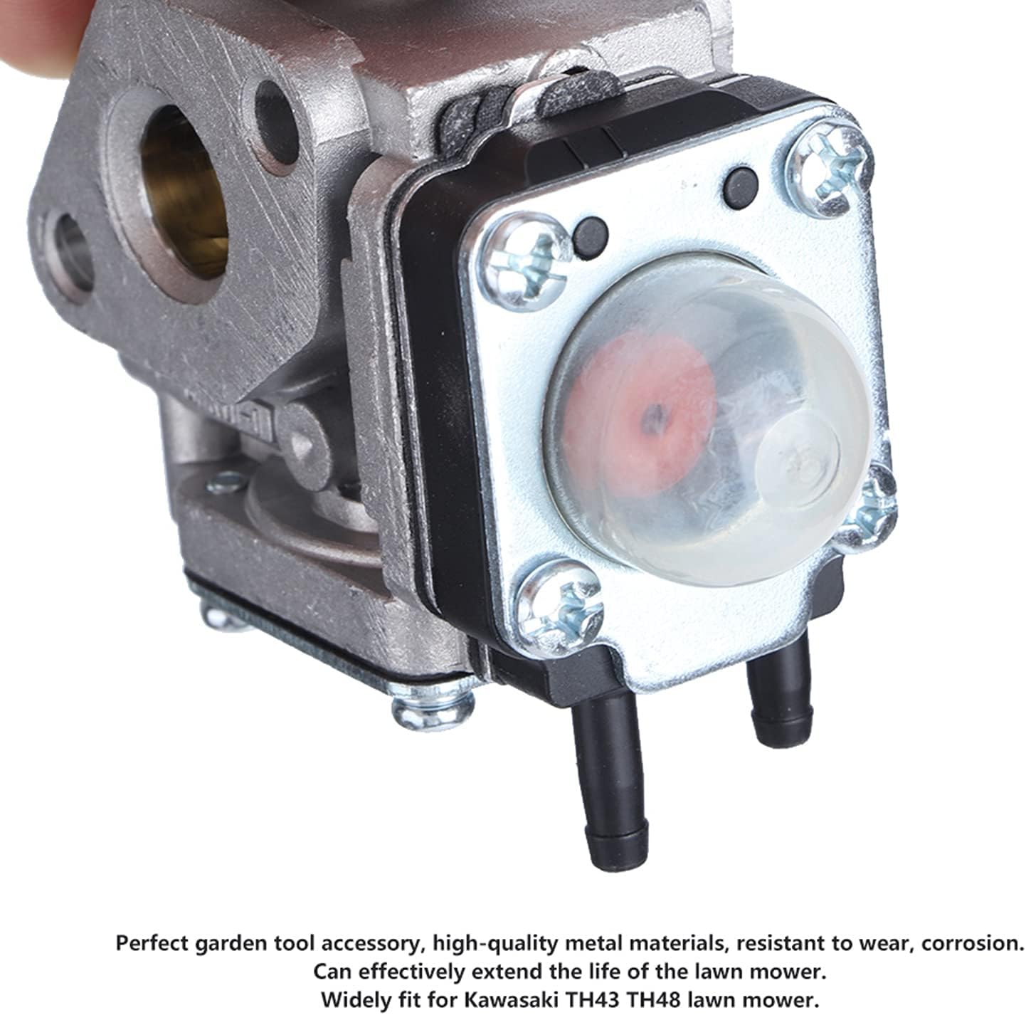 Fydun Herramienta de jardinería al aire libre Cortacésped Carburador Carb Reemplazo para TH43 TH48 Motor Home Accesorios