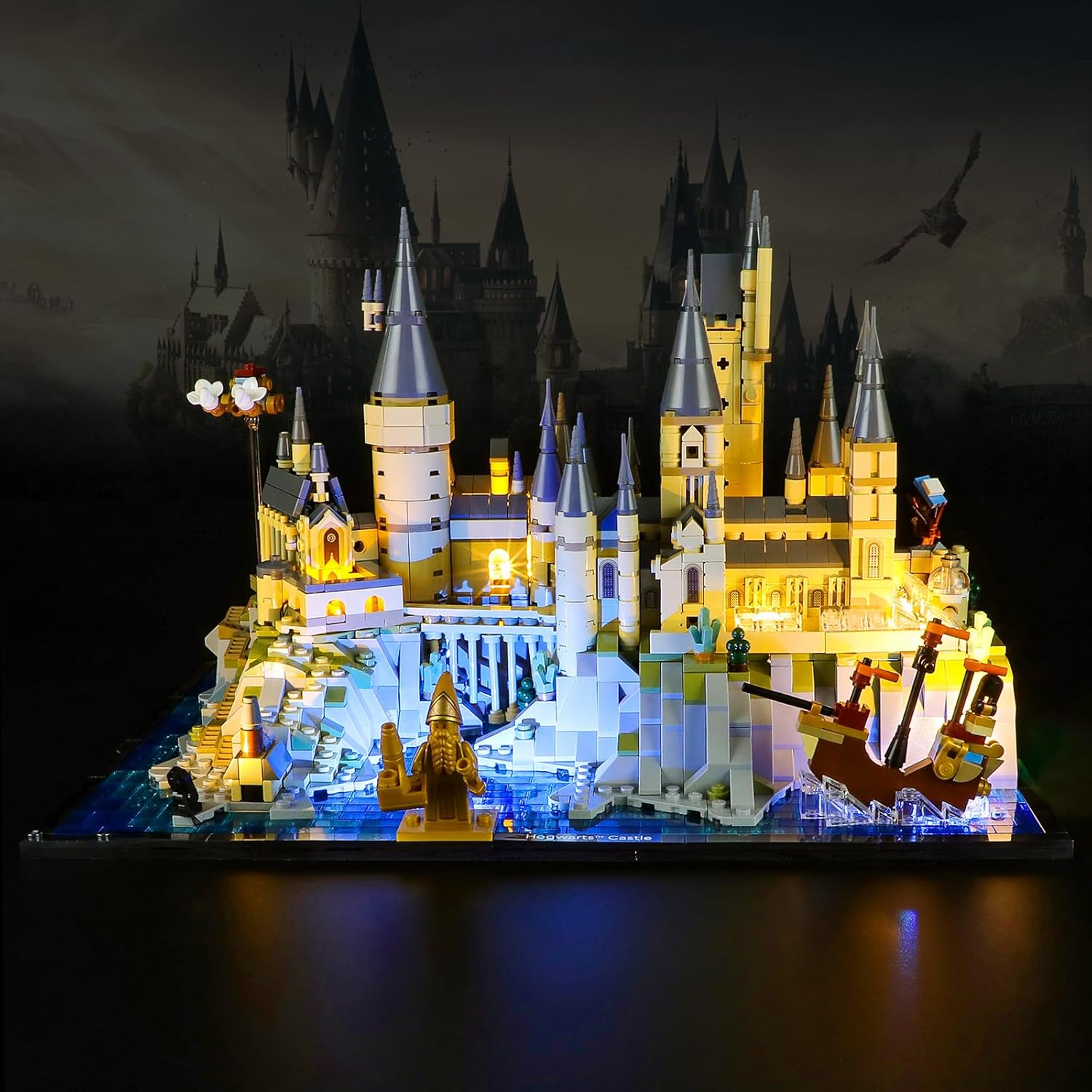 Kit de luces para Lego-76419 Hogwarts Castle and Grounds – Compatible con Lego Harry Potter juego de bloques de construcción para adultos, juego de