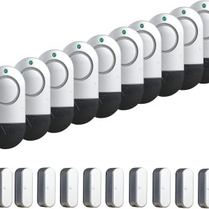 Sensores de alarma para ventana, alarmas de puerta para seguridad del hogar ruidosas, 120 dB para ventana de piscina y puerta, alarmas para Sensores de alarma para ventana, alarmas de puerta para seguridad del hogar ruidosas, 120 dB para ventana de piscina y puerta, alarmas para