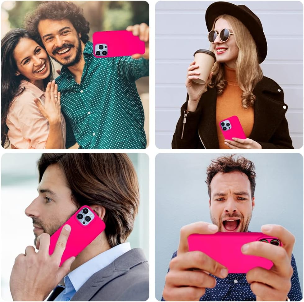 Magsafe – Funda magnética de silicona para iPhone 1212 Pro, funda de silicona con forro de microfibra para iPhone 1212 Pro de 6.1 pulgadas 2021,