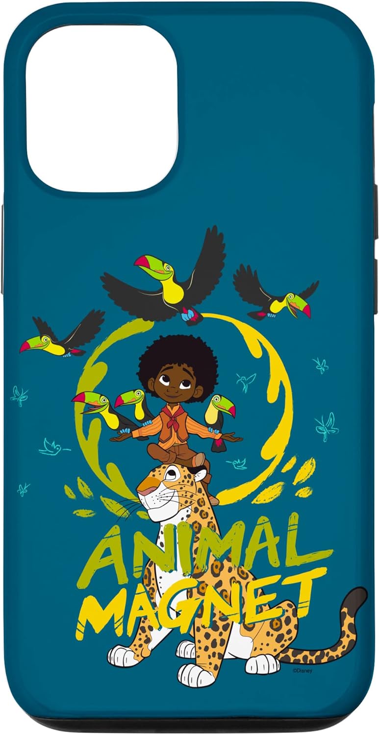 Carcasa para iPhone 13 Pro Disney Encanto Antonio Animal Magnet Dark Teal