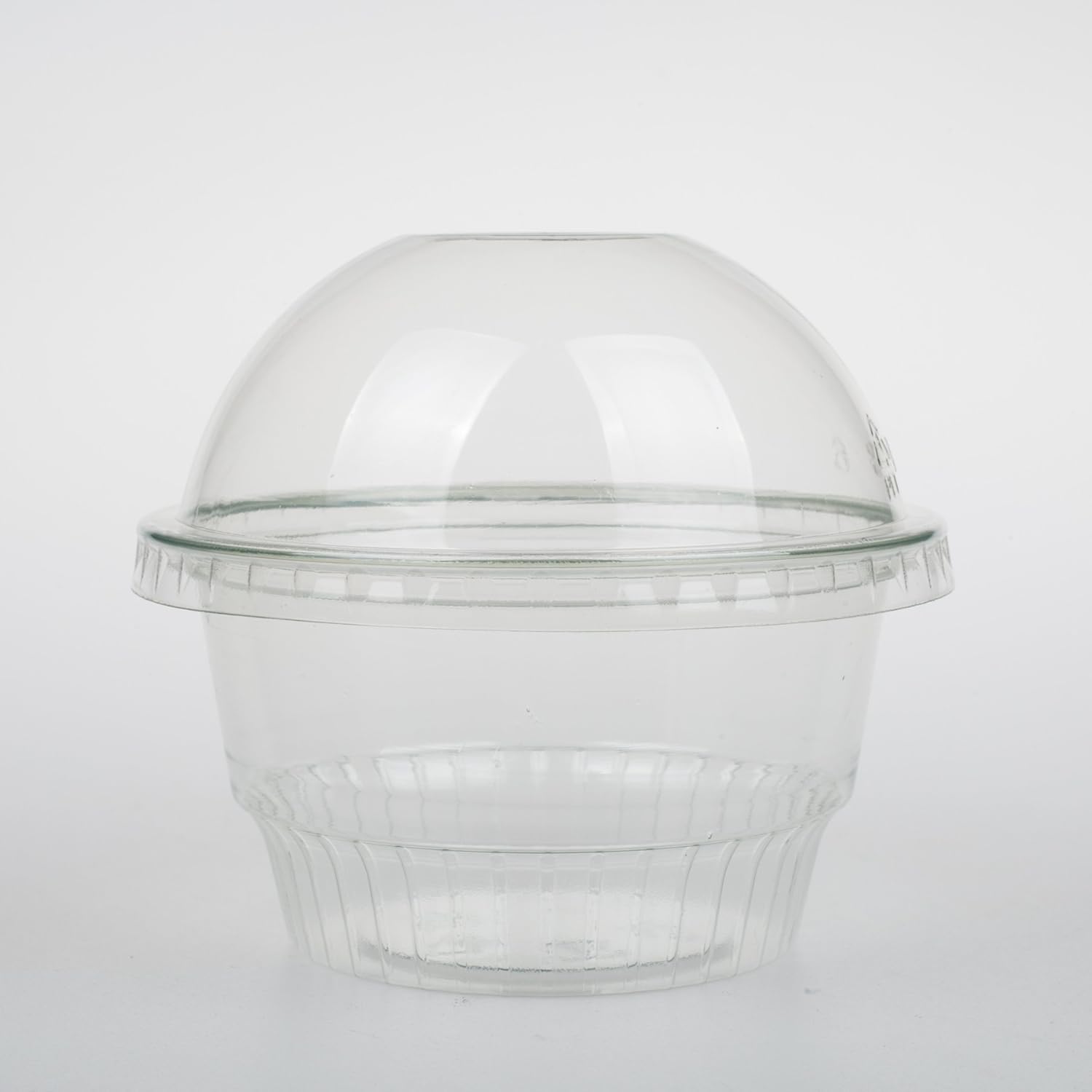 Golden Apple, vasos de plástico transparente de 8 onzas para helado, cuenco para aperitivos, 4 tipos de tazas