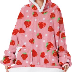 Zando Manta con capucha 2024, manta para niños y adultos, regalo cómoda, sudadera con capucha de gran tamaño, forro polar Sherpa Zando Manta con capucha 2024, manta para niños y adultos, regalo cómoda, sudadera con capucha de gran tamaño, forro polar Sherpa