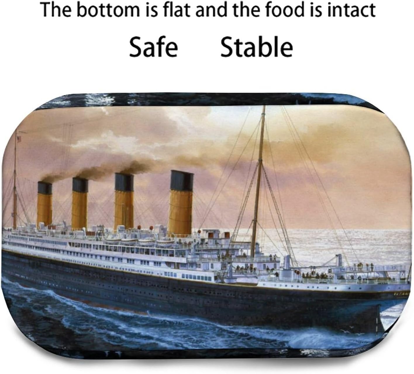 Retro Titanic Famous Old Historic – Bolsa de almuerzo reutilizable con correa para el hombro para hombres y mujeres
