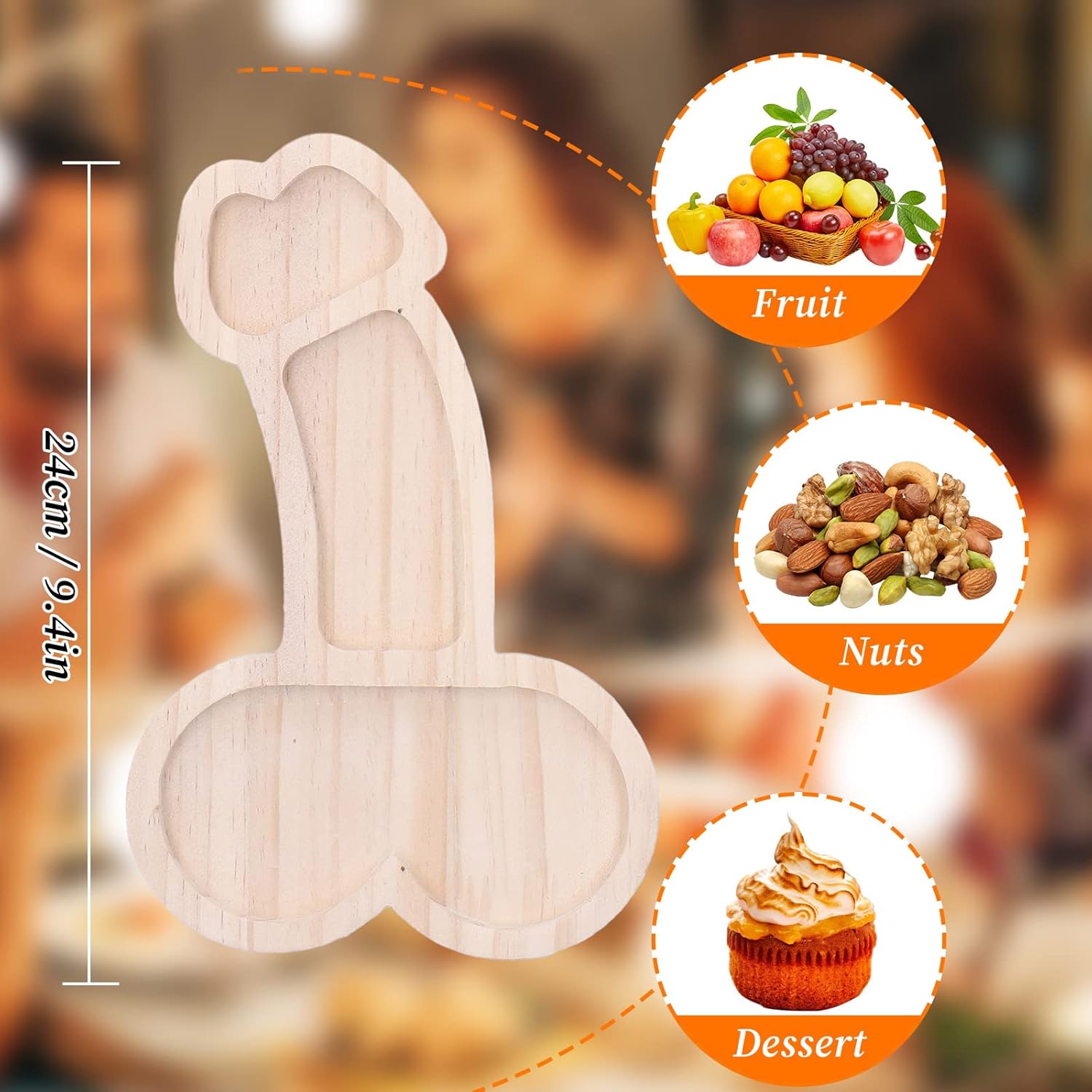 Divertida tabla de aperitivos de madera, tablas de embutidos únicas, tabla de quesos personalizada, regalos novedosos para inauguración de la casa,
