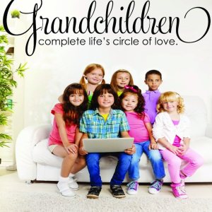 calcomanía decorativo para pared venta Nietos completar la Vida Círculo de amor Familia Abuela Abuelo Abuela Grandpa Quote Tamaño 10inches x calcomanía decorativo para pared venta Nietos completar la Vida Círculo de amor Familia Abuela Abuelo Abuela Grandpa Quote Tamaño 10inches x