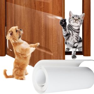 Fumwase Protector de puerta contra arañazos de perros, sin residuos, protector de muebles de gato, protector de muebles recortable, antiarañazos, Fumwase Protector de puerta contra arañazos de perros, sin residuos, protector de muebles de gato, protector de muebles recortable, antiarañazos,