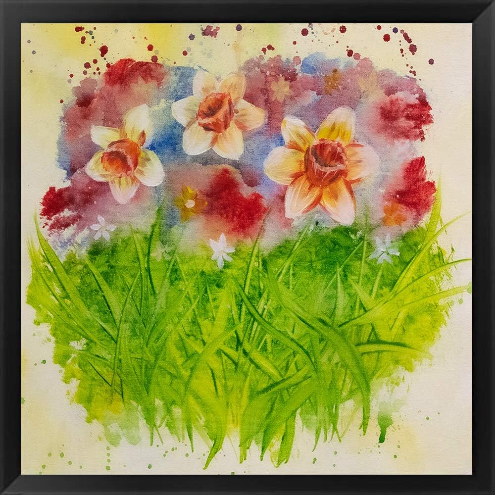 Buyartforless IF EDC464 – Cuadro decorativo (4.7 x 4.7in, 1,25), color verde
