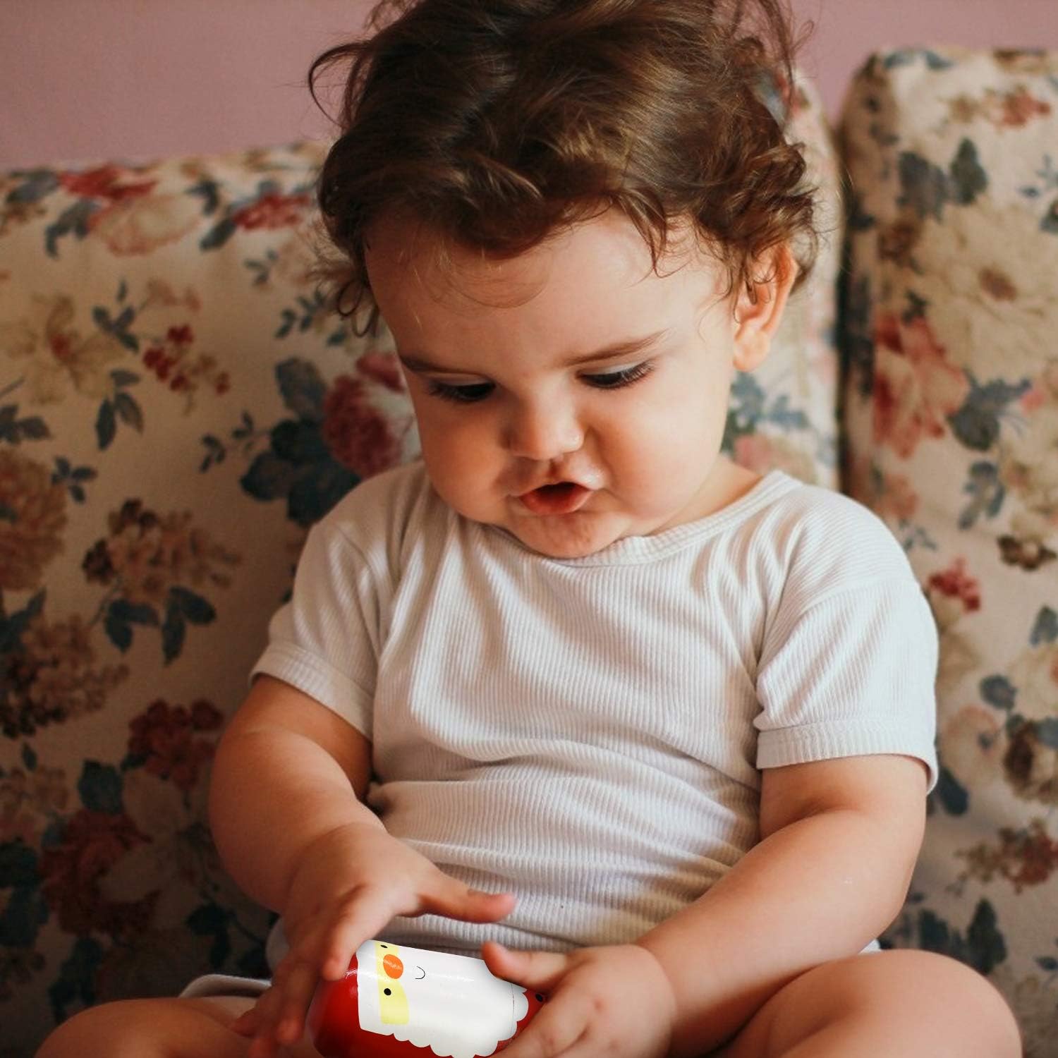 HYCLES Muñecos de anidación ruso Matryoshka de madera apilables para niños, juguetes hechos a mano para niños, decoración de cumpleaños de Navidad,