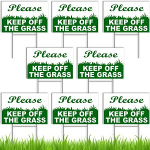Letrero de 8 piezas con texto en inglés Keep Off Gras, 69, Coroplast, de doble cara, para patio, con texto en inglés Keep Dogs Off Great, letrero de Letrero de 8 piezas con texto en inglés Keep Off Gras, 69, Coroplast, de doble cara, para patio, con texto en inglés Keep Dogs Off Great, letrero de