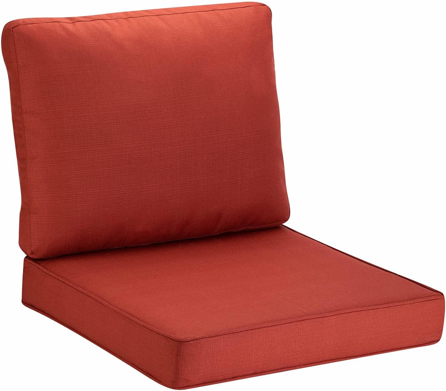 Cojín para silla de exterior, juego de cojines de asiento profundo para exteriores de 19 x 19 pulgadas, cojines de asiento para muebles de exterior