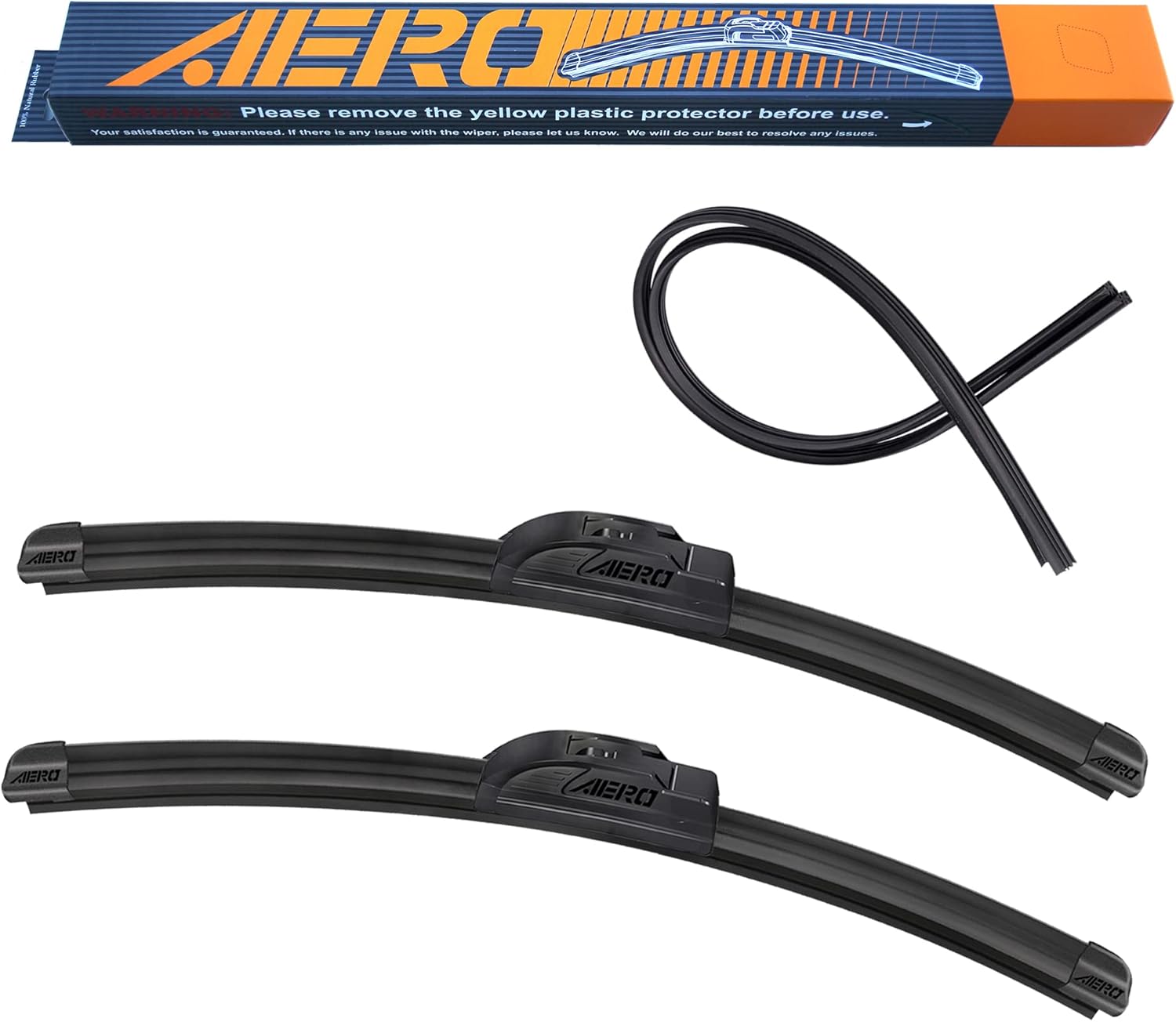 AERO Voyager – Limpiaparabrisas 22pulgadas + 19pulgadas para todas las estaciones, de la misma calidad prémium que la del fabricante original,