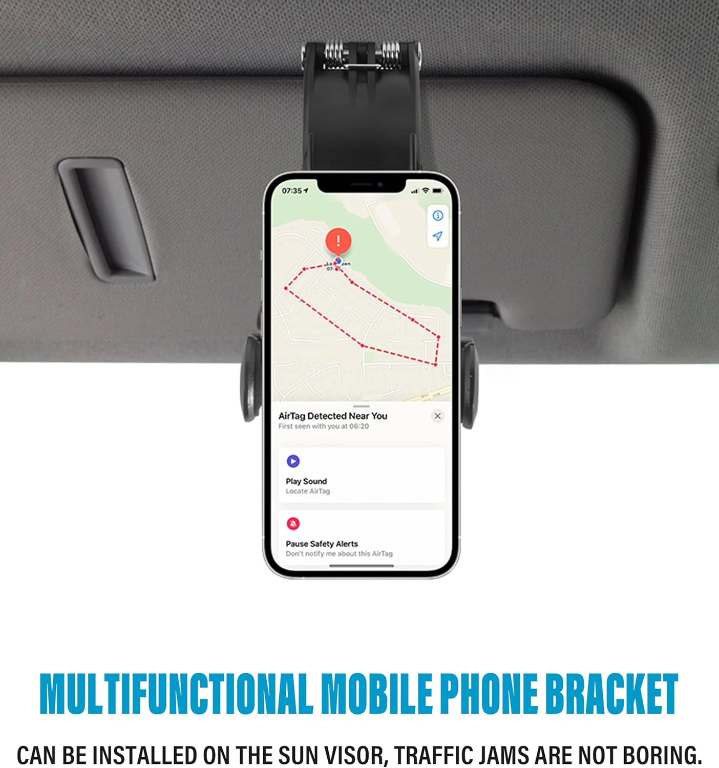 Soporte para teléfono de automóvil, soporte para teléfono celular con placa de número de estacionamiento, soporte de teléfono para automóvil,