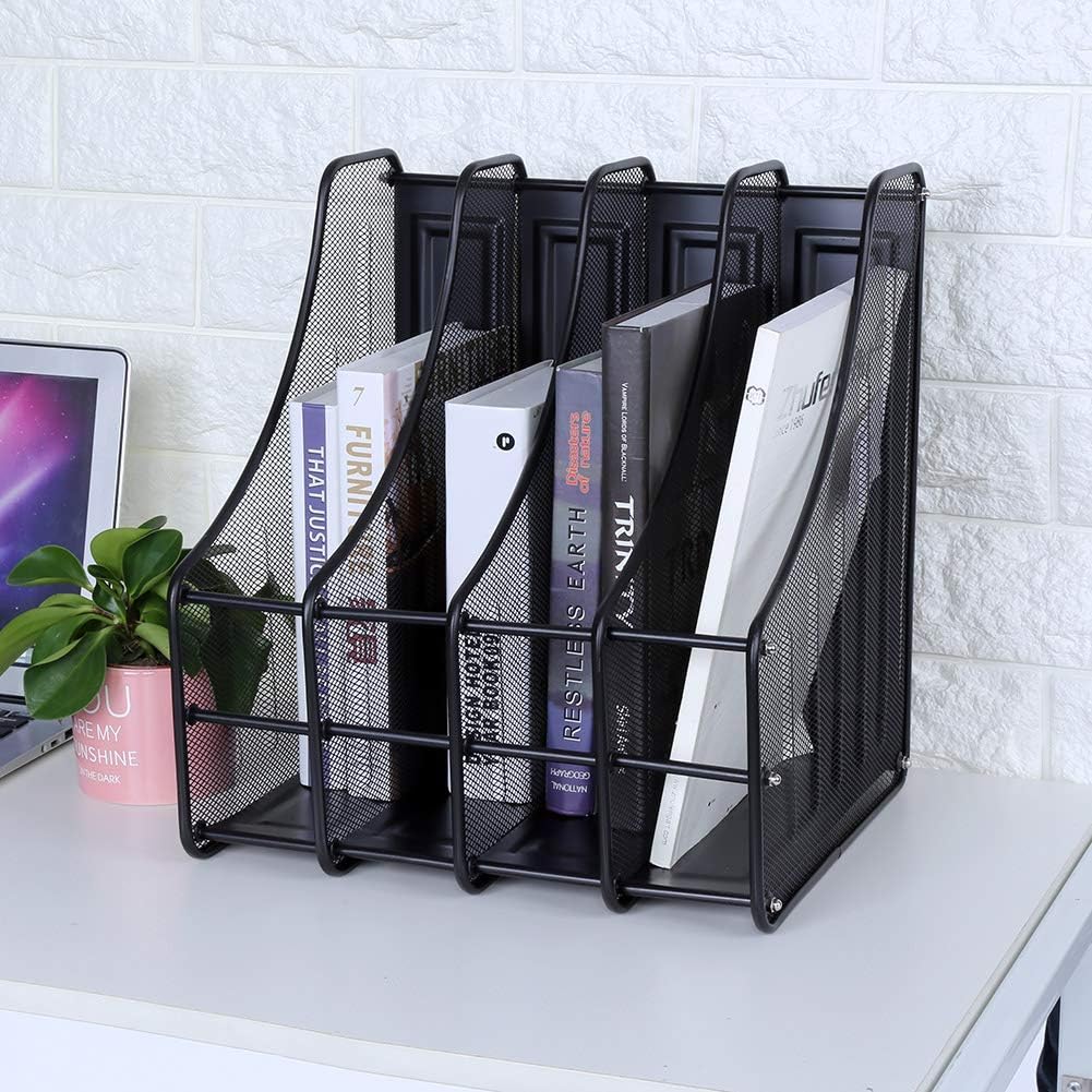 Diyeeni 11.0 x 13.6 x 13.8 in  11.0 x 13.6 x 13.8 pulgadas 4 secciones de gran capacidad con diseño vertical, soporte perfecto para mantener tus