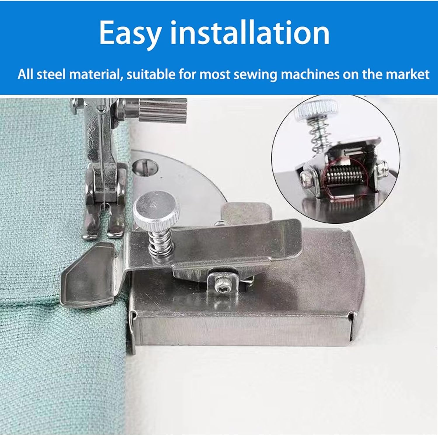Guía de costura magnética para coser Buddy de 2 piezas, guía de costura magnética para máquina de coser, regla de guía de costura multifuncional de