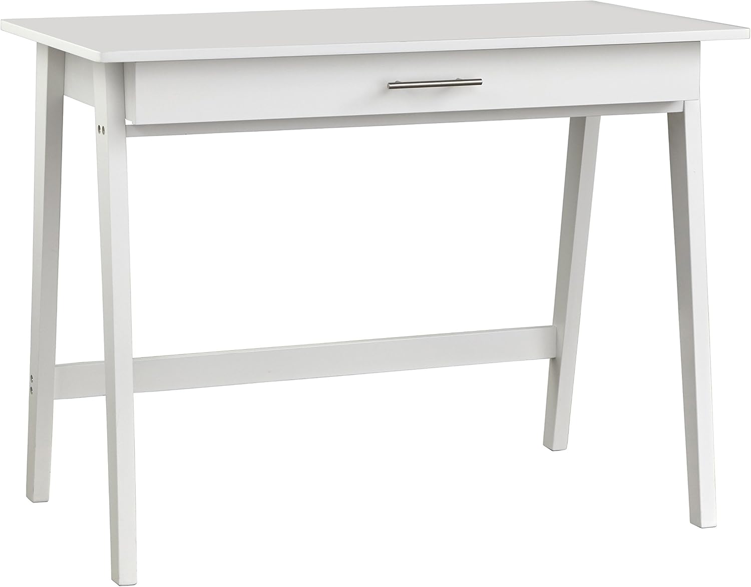 Target Marketing Systems Renata – Escritorio de escritura para oficina en casa, mesa moderna para laptop con cajón para estudio, Wokstation,